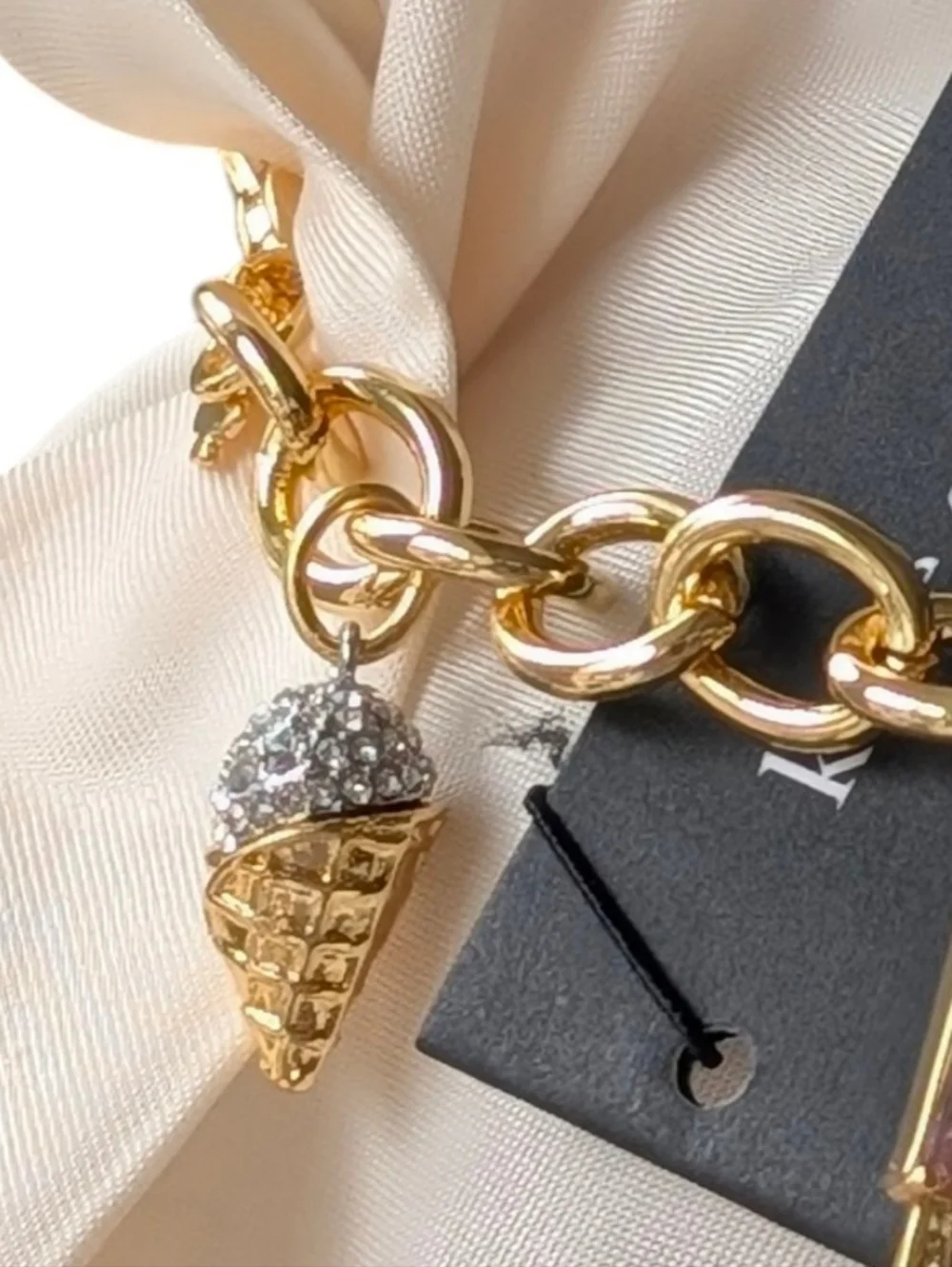 New NWT Kate Spade ♠️ Fast Food Charm Bracelet - Picture 5 of 13